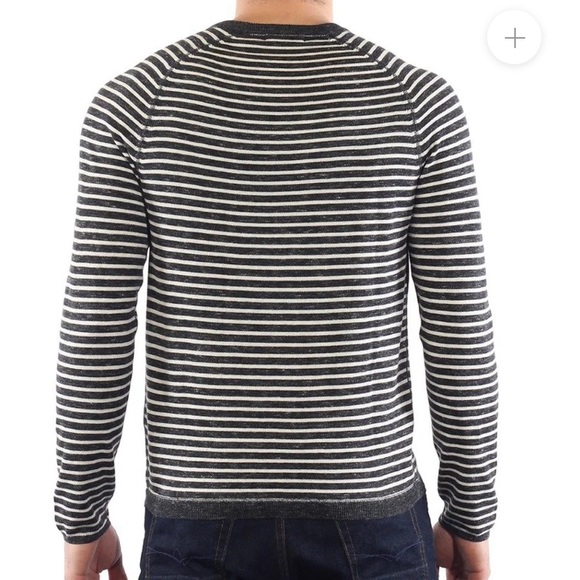 Agave Denim Surin Beach Raglan Stripe Sweater XXL - Picture 2 of 6